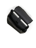 Kenneth Cole Reaction Colombian Leather Single Gusset Flapover Computer Backpack, 14.1", Black