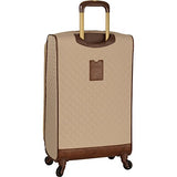 Anne Klein 29" Expandable Softside Spinner Luggage, Beige Quilted