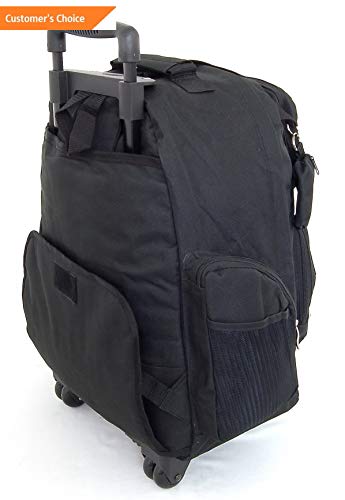 Kaputar 18 Wheeled Backpack Roomy Rolling Book Bag W/Handle Carry on Luggage Back Pack | Model