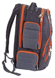Harley-Davidson Quilted Multi-Zippered Pocket Backpack 99319 GRAY/RUST