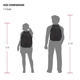 SwissGear 5358 ScanSmart Laptop Backpack, Fits 15 Inch Laptop, USB Charging Port (Black Stealth)