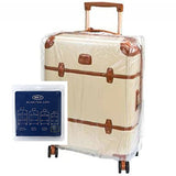 Bric'S Luggage Bac00935 Bellagio 21 Inch Spinner Transparent Cover, Clear, One Size