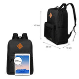 Freewander School Bookbag Simple Basic Lightweight Backpack Daypack for Kids