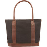 Will Leather Goods Medium Women'S Canvas Leather Getaway Tote