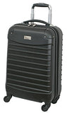 Geoffrey Beene 20 Inch Hardside Vertical Luggage, Black, One Size