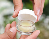 Clear Glass 7 ml Thick Wall Airtight Small Balm Sample Wax Concentrate Jars with White Foam Lined Smooth Lids (12 Pack) + Travel Bag