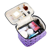 New Ladies Multifunctional Cosmetic Bag Flash Diamond Leather Organizer Cosmetic Storage Bag