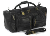 Claire Chase Executive Sport Duffel, Distressed Brown, One Size
