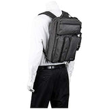 Kenneth Cole Reaction 15.6” Laptop & Tablet Bag Hybrid Backpack for School, Business, & Travel, Convertible Charcoal, Medium