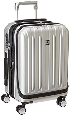 Delsey Luggage Helium Titanium International Carry-On Exp Spinner Trolley, Silver, One Size