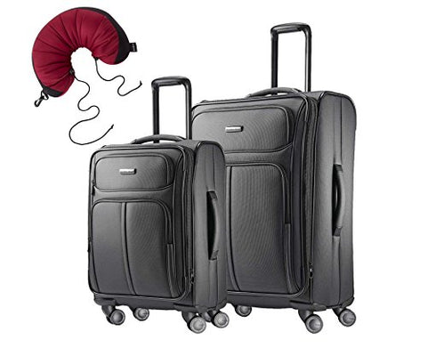Samsonite Leverage LTE Set of 20-inch and 25 inch Spinner Upright (Charcoal)