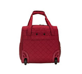 Rockland Wheeled Underseat Carry-On, Red, One Size