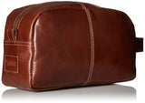Timberland Men'S Nevada Leather Travel Kit, Cognac