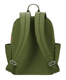 Baggallini Women's Cargo Backpack with Laptop Pocket Green Scatter