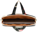 Dachee Black Peony Patten Waterproof Laptop Shoulder Messenger Bag Case Sleeve For 14 Inch 15