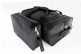 North Star Sports 1050 Tuff Cloth Flight Carry-On Luggage Bag, Black, 21" x 14" x 9"