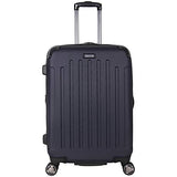 Kenneth Cole Reaction Renegade 24" Hardside Expandable 8-Wheel Spinner Checked Luggage, Navy