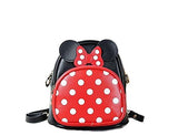 Finex Minnie Mouse Backpack Small 2-In-1 Crossbody Bag Mini Backpack - Multifunction Makeup