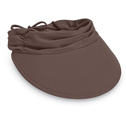 Wallaroo Women'S Aqua Sun Visor - Quick-Drying Lightweight Sun Hat, Mocha
