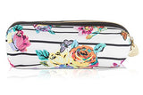 Betsey Johnson Nylon Pencil Pen School Supplies Stationary Case Pouch Bag Holder - Floral
