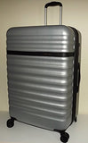Bugatti Corium 30" Polycarbonate Lightweight 4 Wheel Spinner Luggage Silver