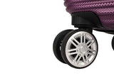 Nicole Miller New York Bernice Collection Hardside 20" Luggage Spinner (20in, Bernice Purple)