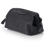 Alpine Swiss Lauter Toiletry Bag Genuine Leather Shaving Kit Dopp Kit Travel Case