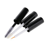 Baoblaze 3 Packs 4ml Reusable Empty Mascara Container Eyeliner Bottle Lip Gloss Tube with Brush and