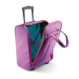 American Tourister Rolling Tote Travel, Purple/Pink, One Size