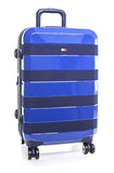 Tommy Hilfiger Rugby Stripe 29" Spinner, Hardside Luggage, Navy