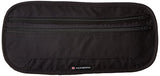 Victorinox Deluxe Concealed Security Belt with RFID Protection, Black/Red Logo