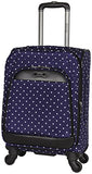 Kenneth Cole Reaction Dot Matrix 20" 600d Polka Dot Polyester Expandable 4-Wheel Spinner Carry-on