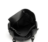 Loungefly Pebble Skull Big Purse and Matching Wallet Set (Black)