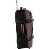 Timberland Luggage Twin Mountain 22 Inch Wheeled Duffle, Burnt Olive/Burnt Orange, One Size