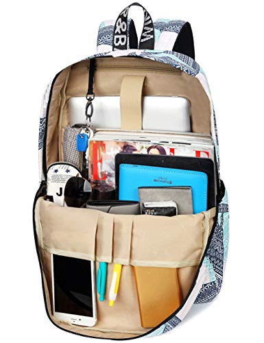 Fashion Colorful Pattern School Shoulder Bag for Teenager Girls