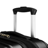 Elite Luggage Spinner Carry-On Luggage, Black