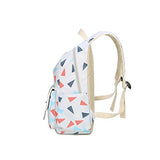 S Kaiko Geometric Pattern Canvas Backpack School Bakcpack For Women And Men School Bag Daypack