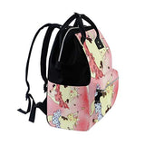 Backpack Ballet Couple Cows Mens Laptop Backpacks Shoulder Hiking Daypack