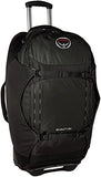 Osprey Packs Sojourn Wheeled Luggage, Flash Black, 80 L/28"