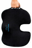 Coccyx Orthopedic Memory Foam Seat Cushion – Leading Choice For Your Back Pain, Sciatica, Tailbone,