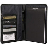 Kenneth Cole Reaction Faux Leather Mini Bifold Writing Pad, Black