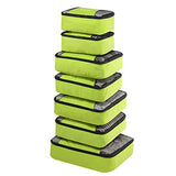 Gonex Rip-Stop Nylon Travel Organizers Packing Bags Light Green