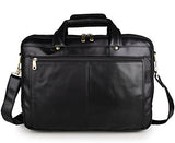 Crossbody Bag, Berchirly Genuine Leather Tote Briefcase Shoulder Laptop Bag
