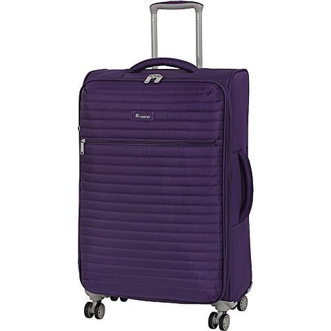 It Luggage 27.4" Quilte Lightweight Expandable Spinner, Petunia