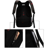 ABage Anti-theft Backpack Travel College Student School Backpack Fits 15.6 inch Laptop, Blue