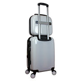 World Traveler 2 Piece Hardside Upright Spinner Luggage Set, Butterfly, One Size