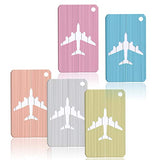 Carise Cute Luggage Tag Aluminum Alloy Air Plane Travel Suitcase Name ID Label Address Holder