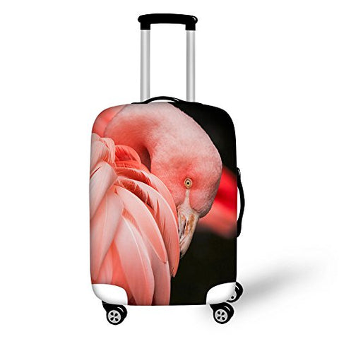 Thikin 18-30 Inch Fashion Animal Crowned Crane Luggage Cover Productor For Travel