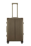 Aleon 30" Traveler Aluminum Hardside Checked Luggage (Champagne) Brown