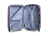 DUKAP Rodez Lightweight Hardside Spinner Luggage 20'' inch - Purple